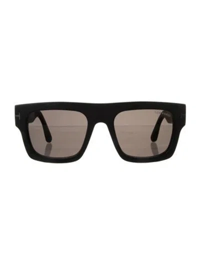Pre-owned Tom Ford Wayfarer Tinted Sunglasses In Black