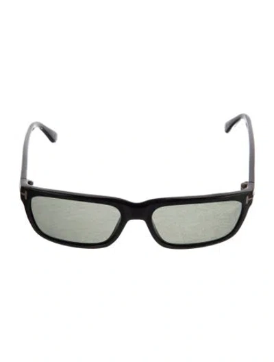 Pre-owned Tom Ford Wayfarer Tinted Sunglasses In Black