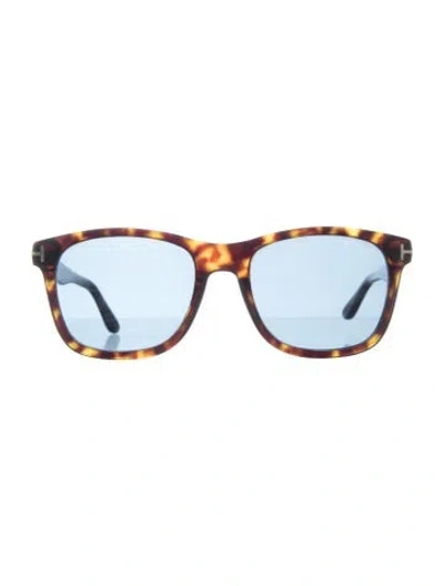 Pre-owned Tom Ford Wayfarer Tinted Sunglasses In Brown