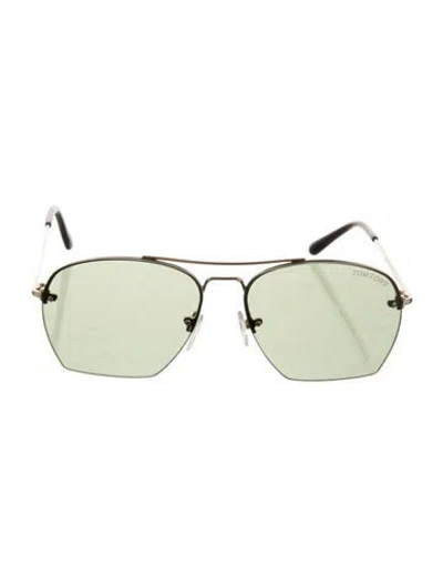 Pre-owned Tom Ford Whelan Aviator Sunglasses