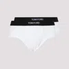 Tom Ford Two-pack Stretch Cotton And Modal-blend Briefs In White