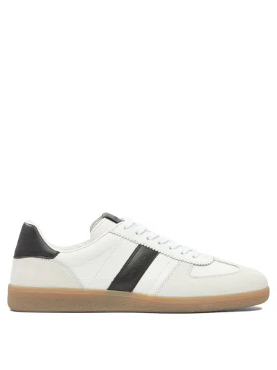 TOM FORD TOM FORD WHITE AND BLUE SNEAKERS