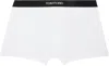 Tom Ford Logo Waistband Boxer Brief In White