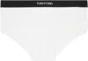 Tom Ford Two-pack Stretch Cotton And Modal-blend Briefs In White