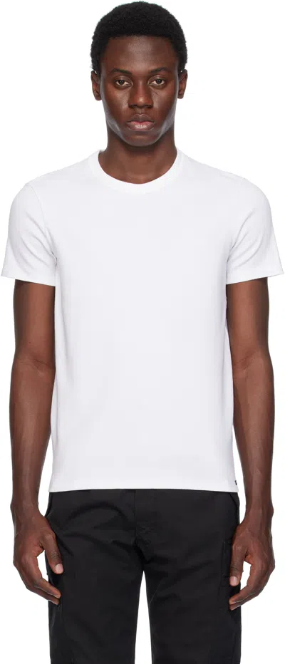 Tom Ford White Cotton Stretch Jersey T-shirt