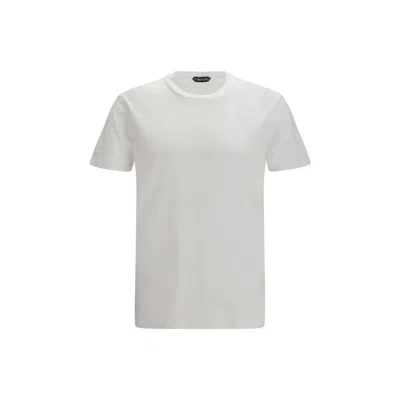 TOM FORD WHITE COTTON T-SHIRT