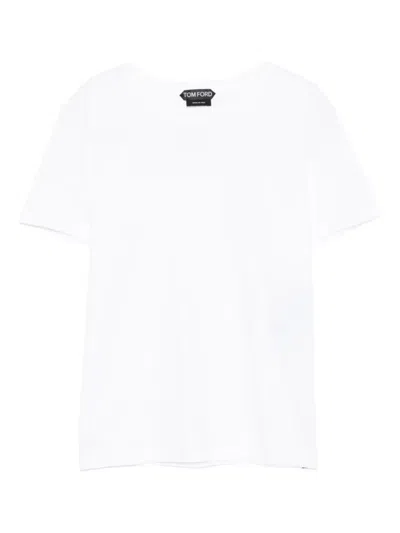 Tom Ford White Cotton T-shirt