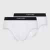 Tom Ford Two-pack Stretch Cotton And Modal-blend Briefs In White