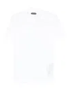 Tom Ford White Crewneck T-shirt With Logo Embroidery On The Front And Perforated Design In Cotton Man In White