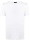 Tom Ford Placed Rib Slim-fit Lyocell And Cotton-blend T-shirt In White