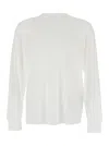 Tom Ford White Crewneck T-shirt With Long Sleeves In Cotton Blend Man In White