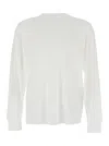 Tom Ford White Crewneck T-shirt With Long Sleeves In Cotton Blend Man