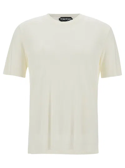 Tom Ford T-shirt Knit In White