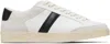 Tom Ford Panelled Suede And Grained Leather Sneakers In Neutral
