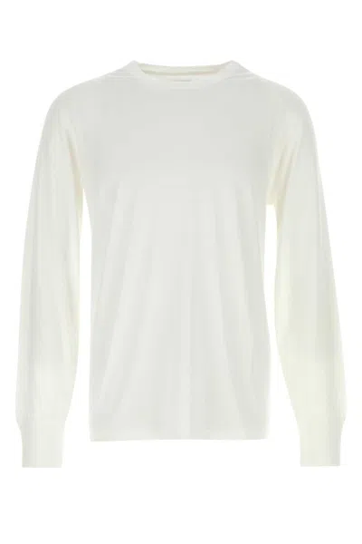 Tom Ford White Lyocell Blend T-shirt In Neutral