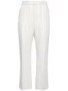 Tom Ford Wallis Striped Wool And Silk-blend Straight Pants In White