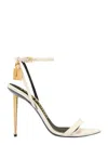 Tom Ford White Pumps With High Stiletto Heel And Padlock Detail In Patent Leather Woman In White