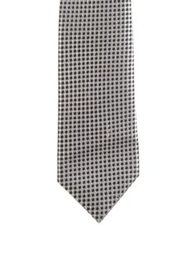 Pre-owned Tom Ford White Silk  Tie