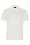 Tom Ford White Solid Shirt Collar Polo In White