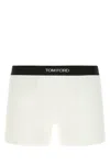 Tom Ford White Briefs With Branded Band In Tech Fabric Man