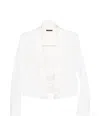 Tom Ford Wool Tuxedo Jacket In White
