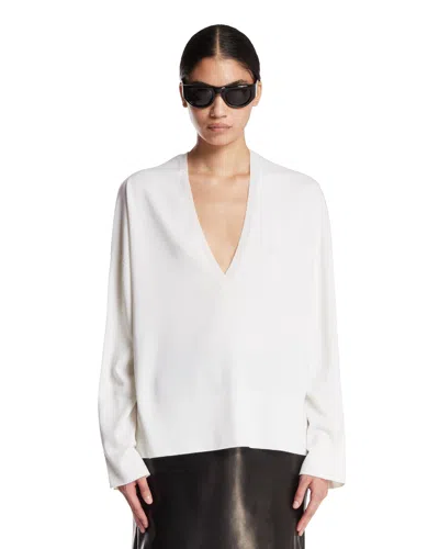 Tom Ford White Wool Sweater