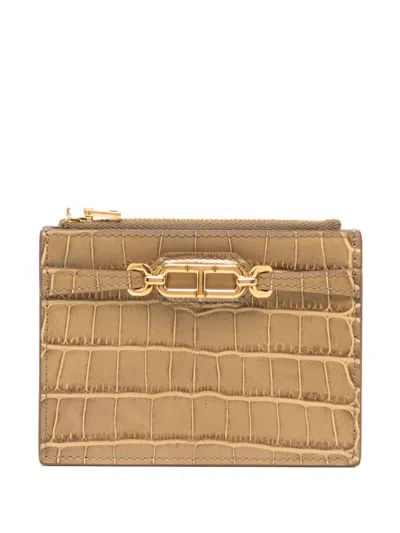 Tom Ford Whitney Card Holder In Brown