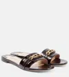 Tom Ford Whitney Croc-effect Leather Slides In Beige