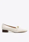 Tom Ford Whitney Leather Loafers In White