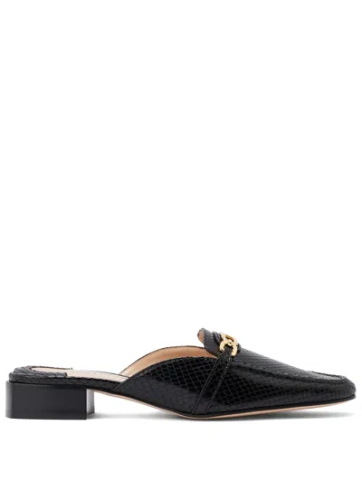 Tom Ford Whitney Leather Mules In Black
