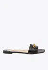 Tom Ford Whitney Leather Slides In Black
