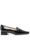 Tom Ford Whitney Crocodile-embossed Leather Loafers In Black