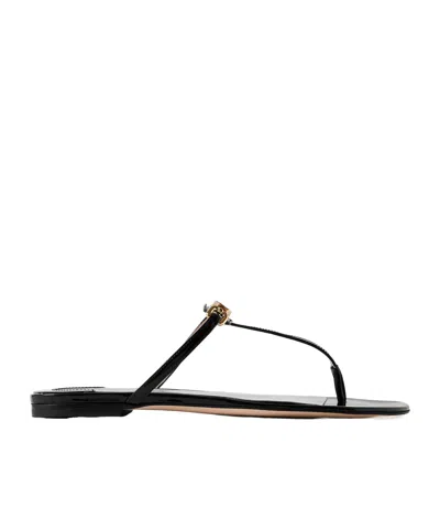 Tom Ford Whitney Logo-embellished Slippers In Black