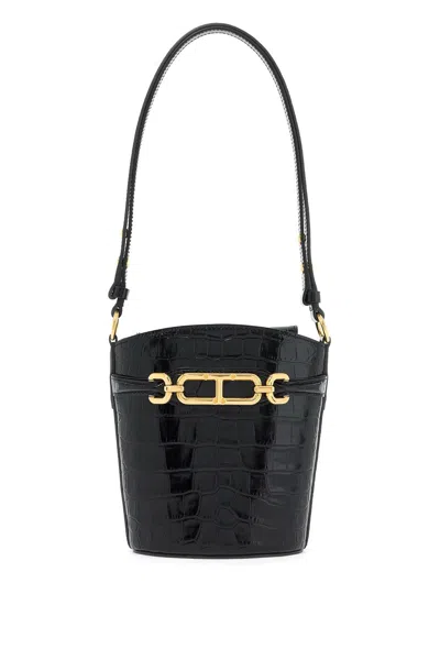 Tom Ford Whitney Mini Bucket Bag In Women In Black