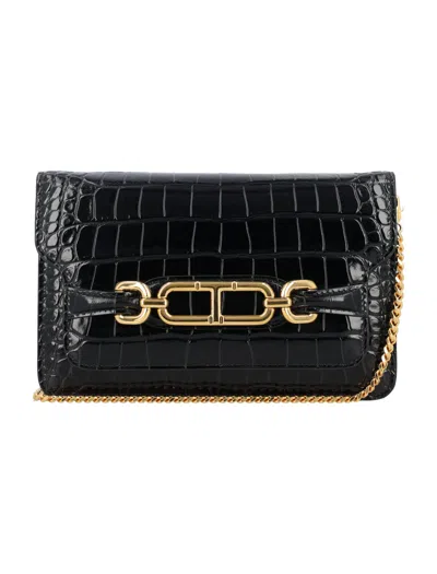 Tom Ford Whitney Small Shoulder Bag In Black