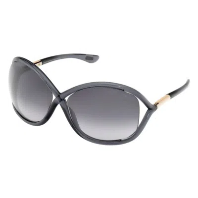 Tom Ford Whitney Smoke Gradient Oversized Ladies Sunglasses Ft0009 0b5 64 In Gray