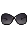 Tom Ford Sunglasses In 01d Nero Lucido / Fumo Polar
