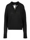 Tom Ford Ribbed Finish Wool Polo Sweater In Blue