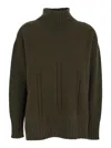 Tom Ford Long-sleeved Mock Neck Cashmere Sweater Clothing In Brown