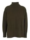 Tom Ford Long-sleeved Mock Neck Cashmere Sweater Clothing In Brown