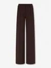 Tom Ford Pleated High-rise Wide-leg Pants In Brown