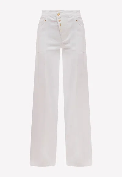 Tom Ford Wide-leg Jeans In White