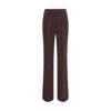 Tom Ford Wide Leg Pants In Brown