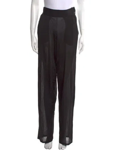 Pre-owned Tom Ford Wide Leg Pants In Black