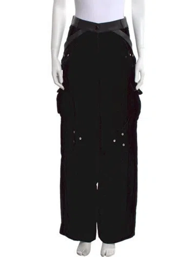 Pre-owned Tom Ford Wide Leg Pants In Black