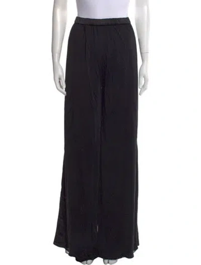 Pre-owned Tom Ford Wide Leg Pants In Black