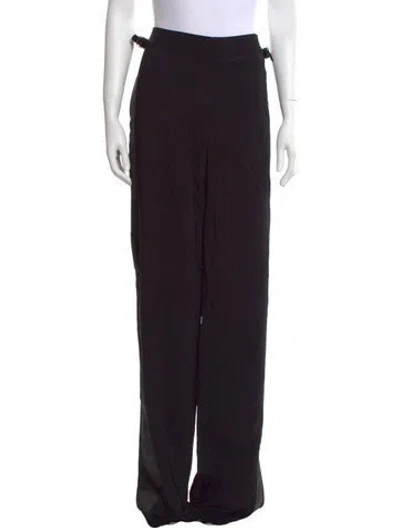 Pre-owned Tom Ford Wide Leg Pants In Black