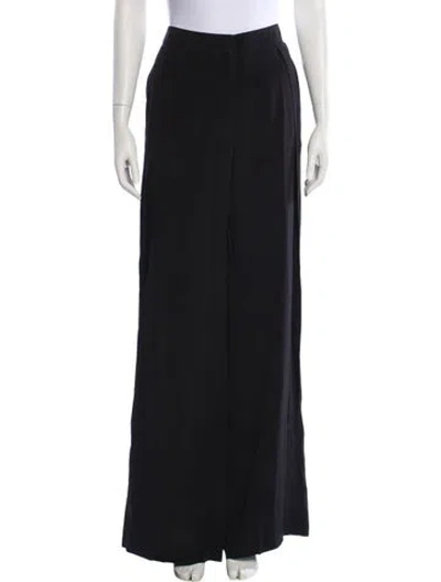 Pre-owned Tom Ford Wide Leg Pants In Black