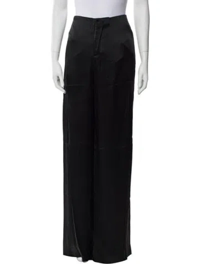 Pre-owned Tom Ford Wide Leg Pants In Black