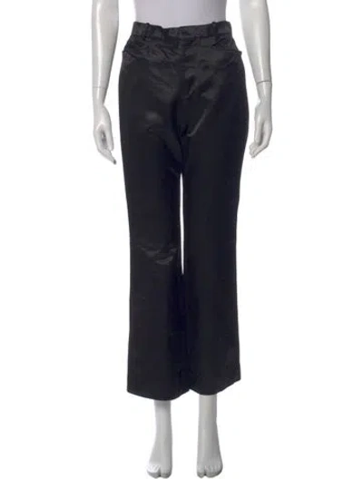 Pre-owned Tom Ford Wide Leg Pants In Black